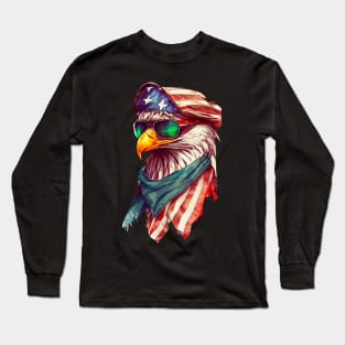 American Eagle 4th of July style Long Sleeve T-Shirt